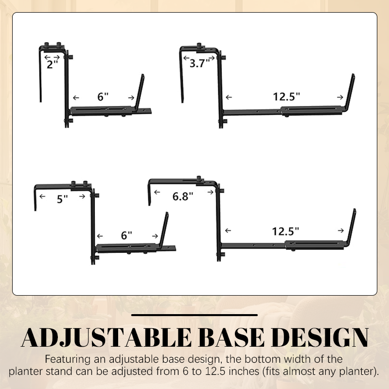 Naotstore - Adjustable Flower Pot Hook Bracket