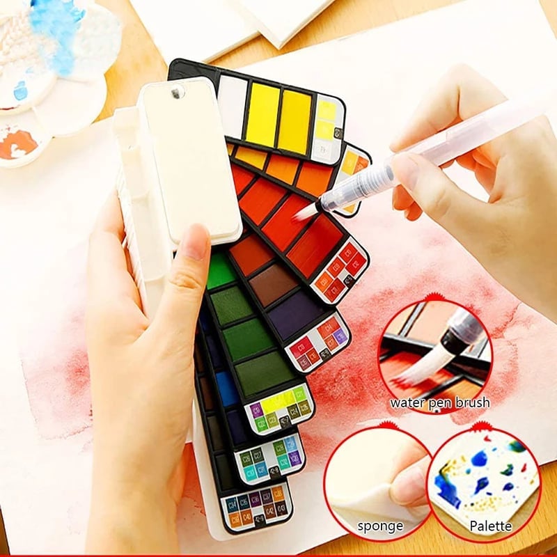 š„Hottest recommendations - Handy Watercolor Travel Kit - naotstore