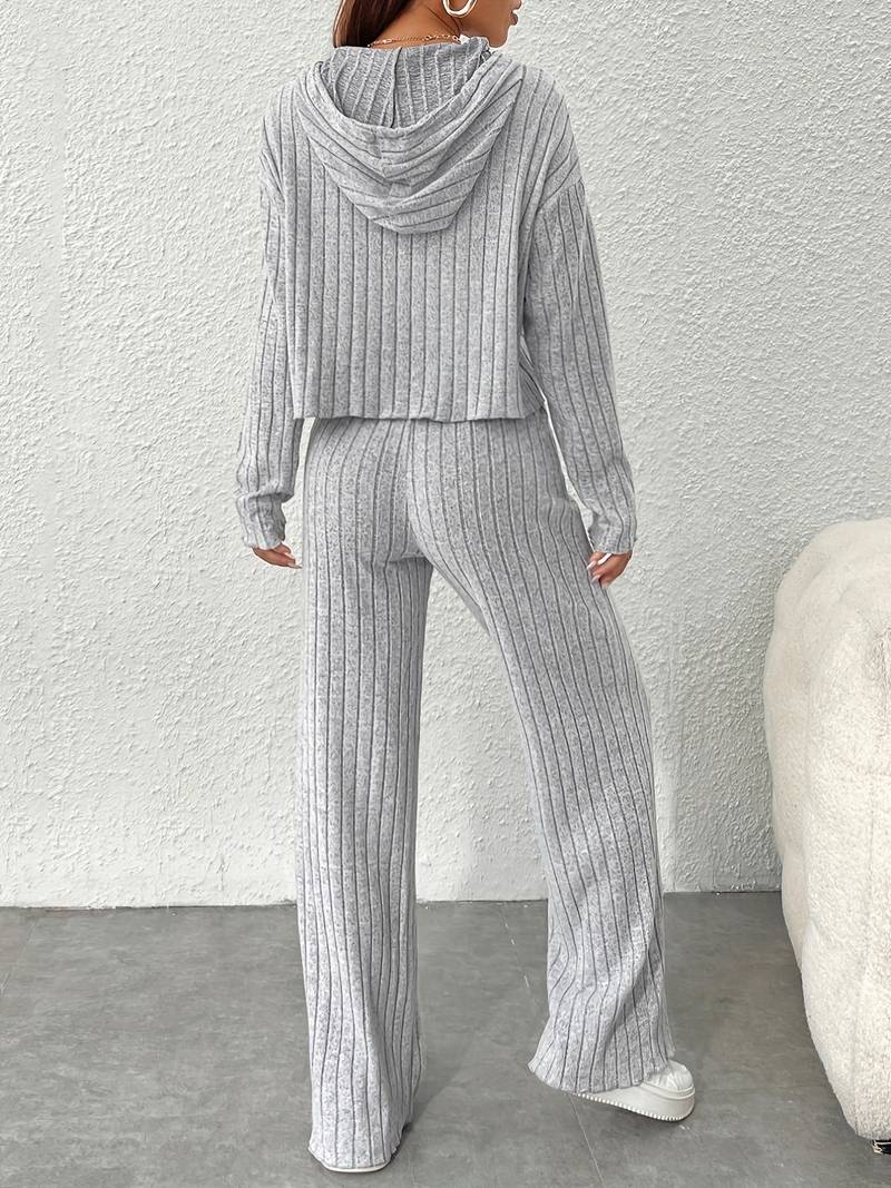 Naotstore - Casual tweedelige set van stevig breisel