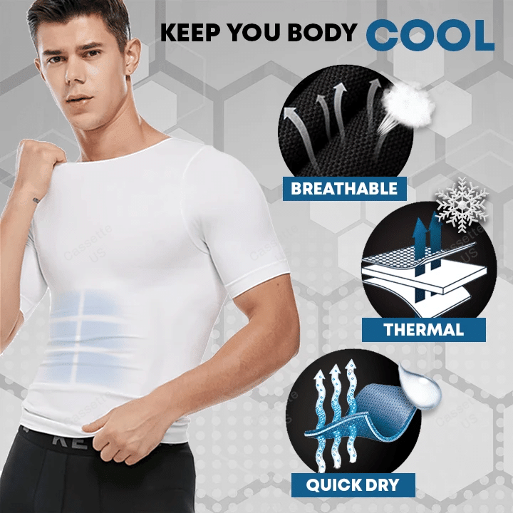 š„Last day! š„Special sale - MEN'S SHAPER COOLING T-SHIRT - naotstore
