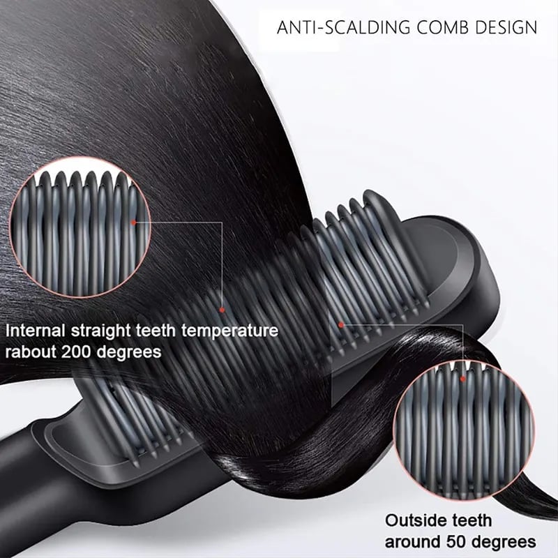 Naotstore - Negative Ion Hair Straightener Styling Comb