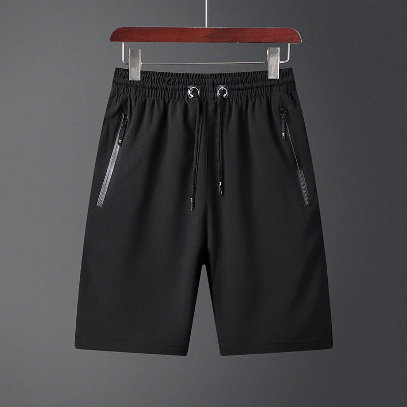 Naotstore - Stylish and Comfortable Plus Size Men's Ice Silk Stretch Shorts