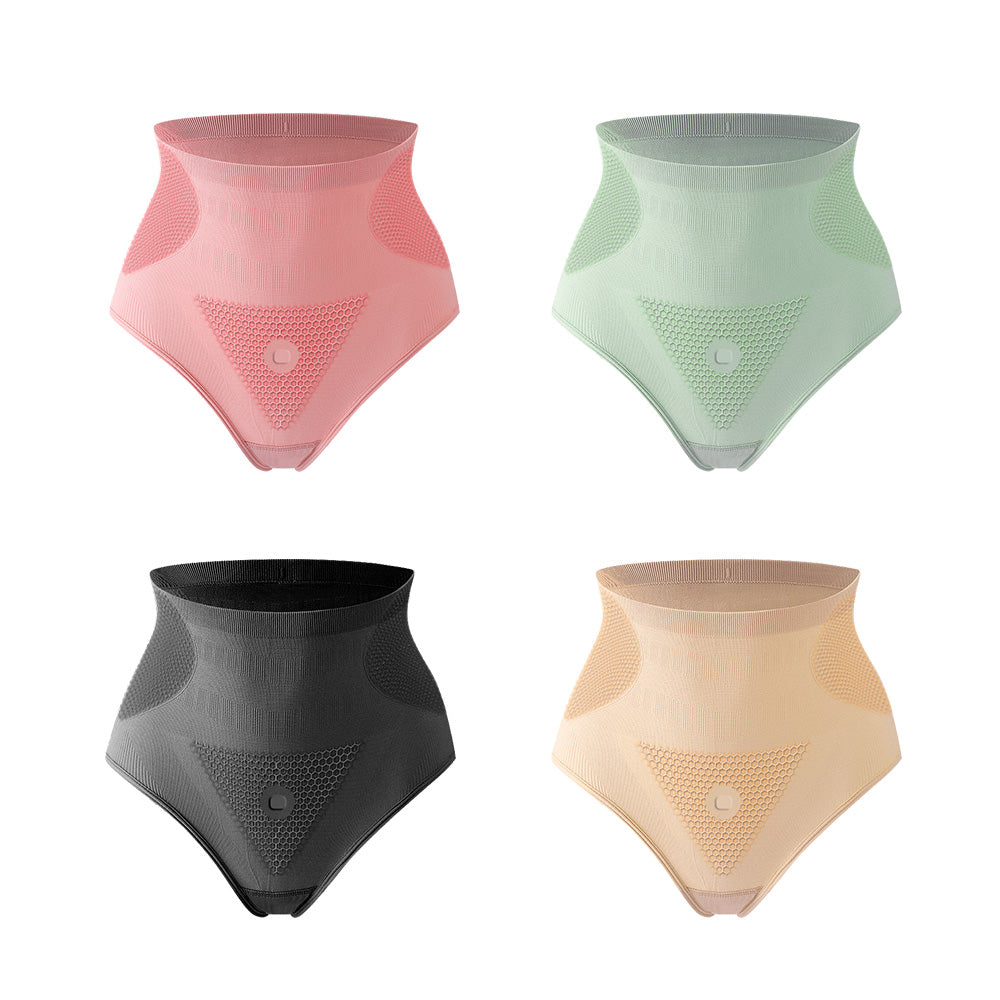 Naotstore - New women's graphene seamless high-waisted antibacterial shaping panties