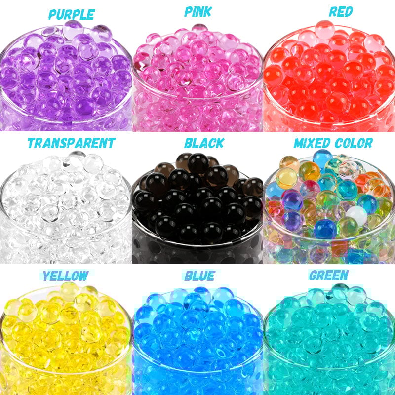 Naotstore - 2250 Pieces 17-20mm Crystal Soil Water Bead Gel