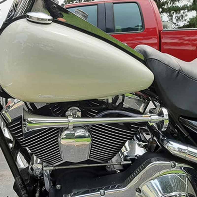 Naotstore - Motorcycle Horn + Mounting Hardware and Complete Wiring Kit