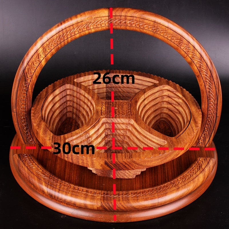 Naotstore - Handmade wood carving fruit plate