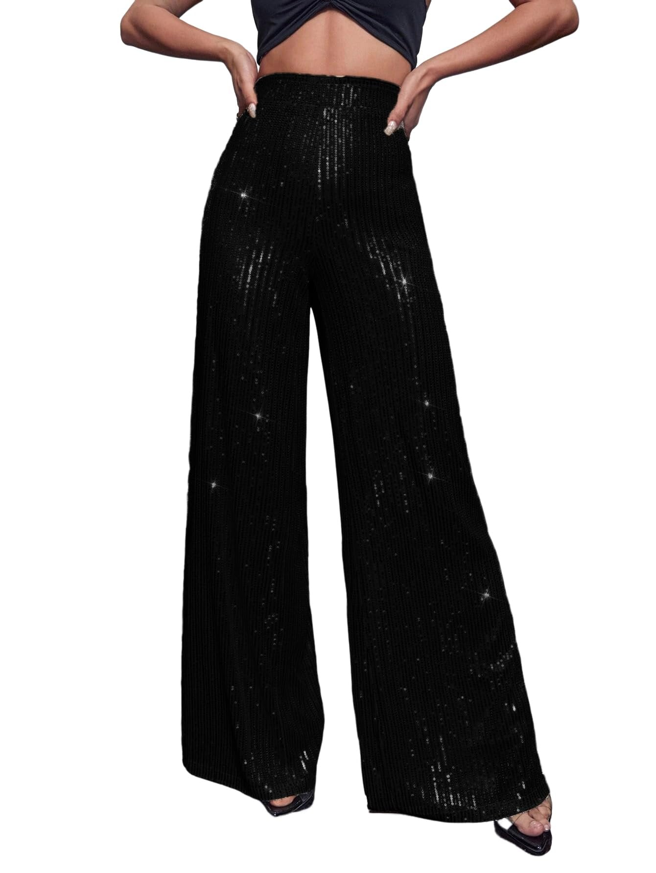 Naotstore - Sequin Stretch Pants