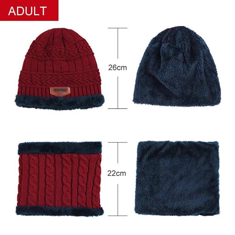 Idearock Warm Beanie Cap With Scarf - naotstore