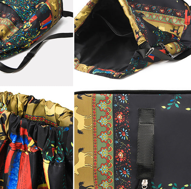 Drawstring Foldable Large Capacity Dry-wet Separation Travel Sports Backpack - naotstore