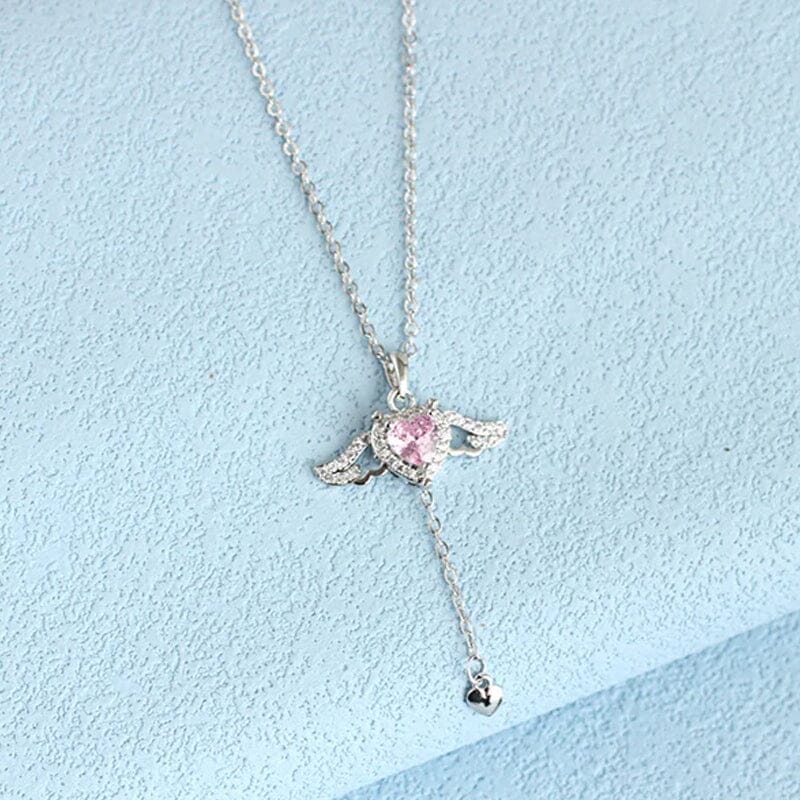Pink Angel Wings Necklace - naotstore