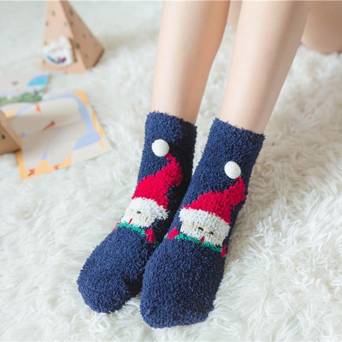 Naotstore - Cute Christmas Style Thickened Warm Socks