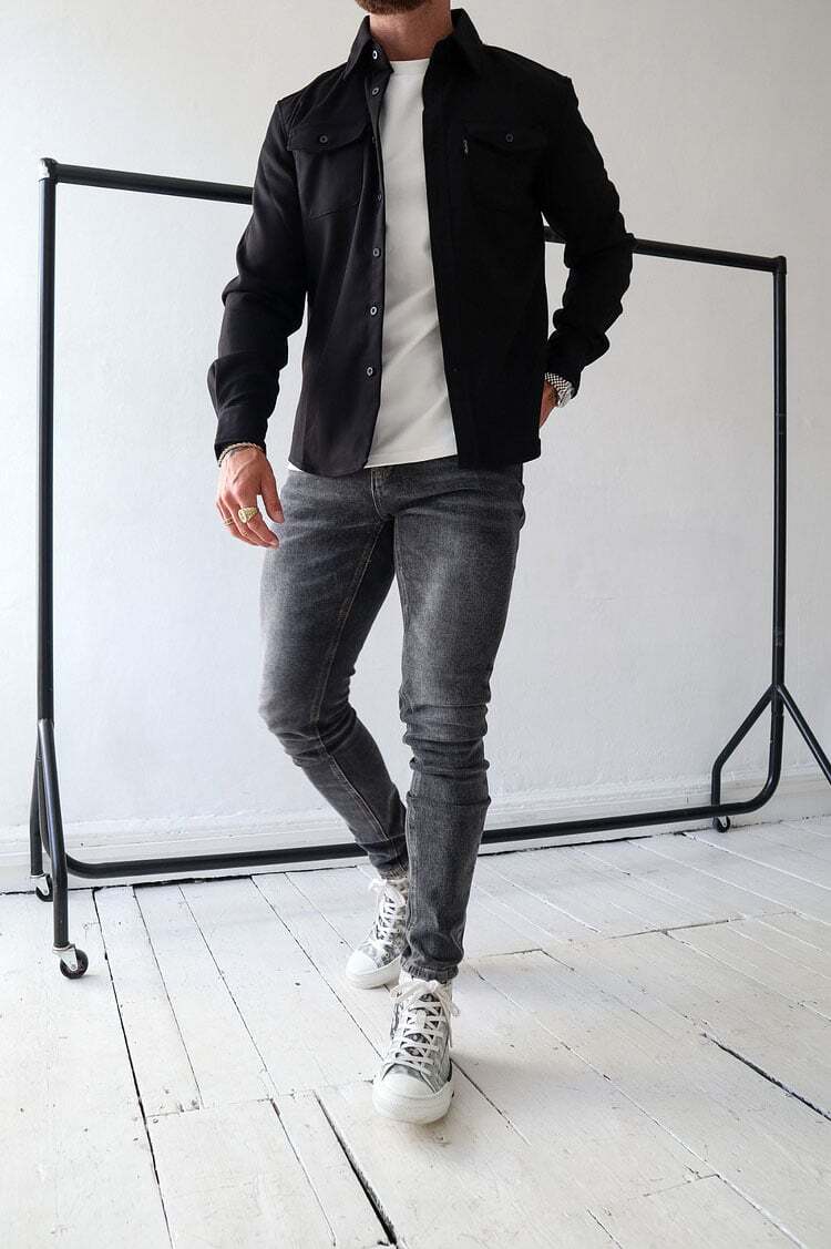 Naotstore - Button Down Shirt Jacket