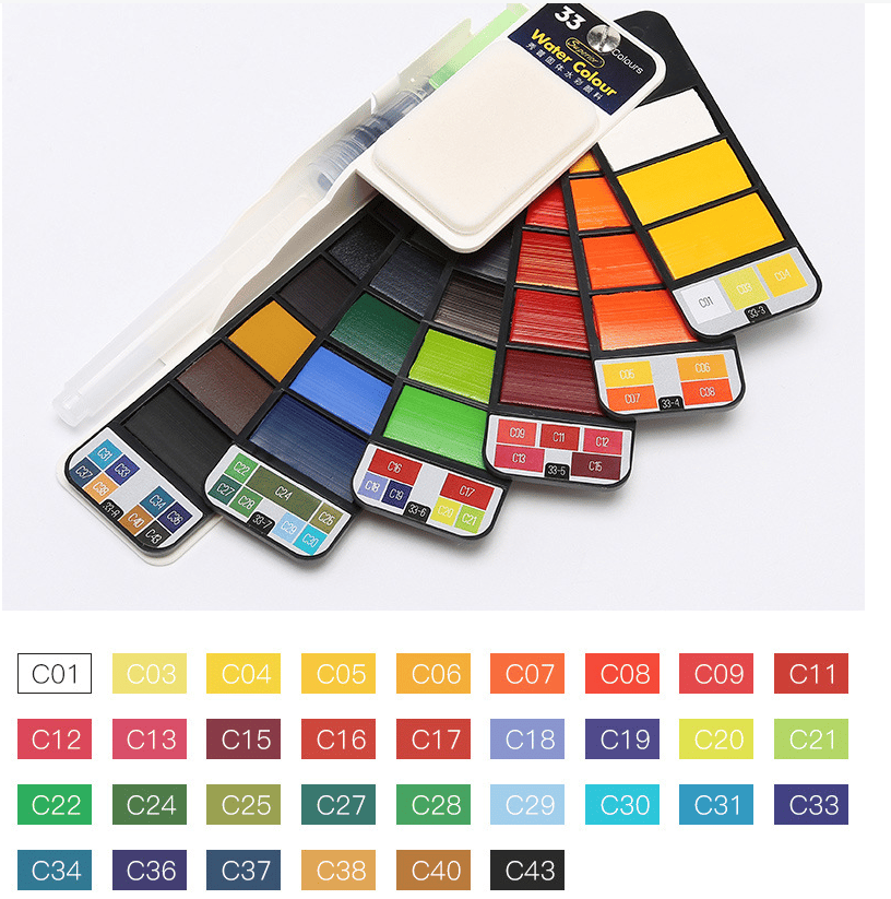 š„Hottest recommendations - Handy Watercolor Travel Kit - naotstore