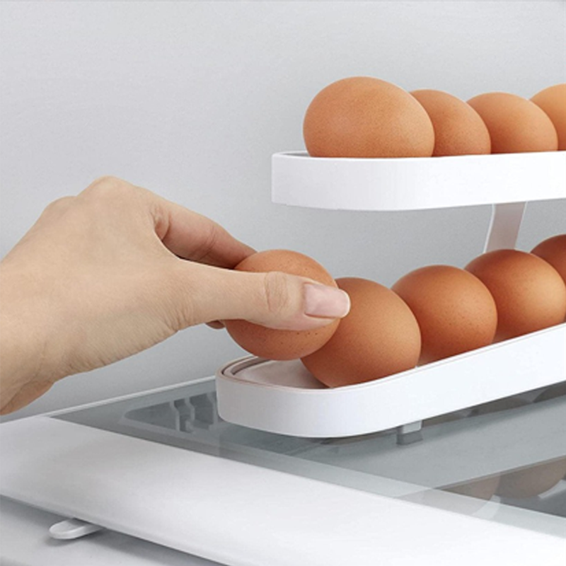 Naotstore - Automatic Scrolling Egg Rack Holder Storage Box