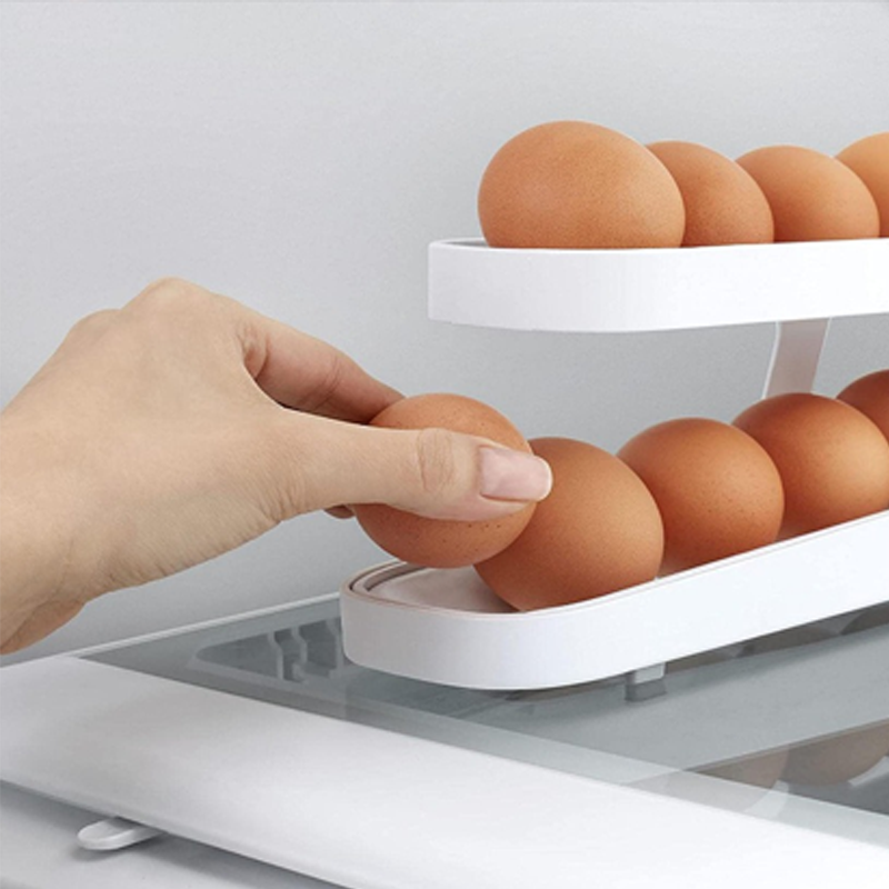 Naotstore - Automatic Scrolling Egg Rack Holder Storage Box