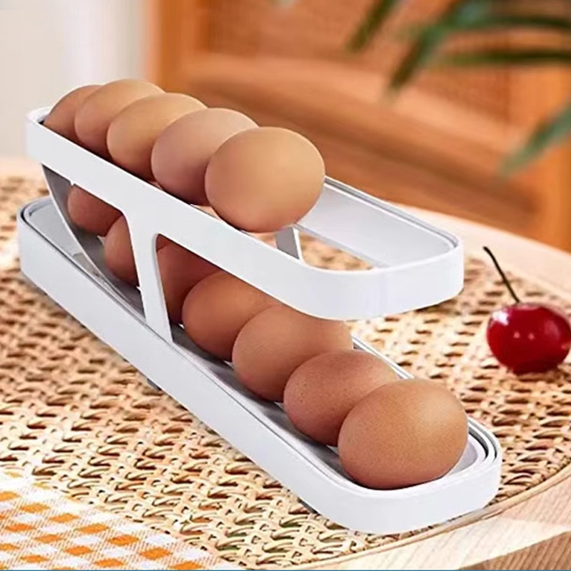 Naotstore - Automatic Scrolling Egg Rack Holder Storage Box