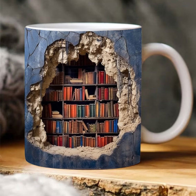 š¤£Last day! š„Special sale - 3D Bookshelf Mug - naotstore