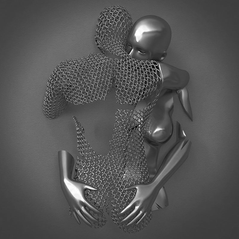 🔥【50% Off】🔥 Love Heart Gray-3D Art Wall - naotstore