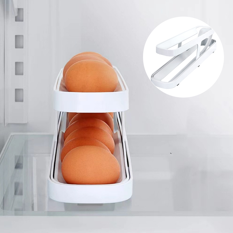 Naotstore - Automatic Scrolling Egg Rack Holder Storage Box