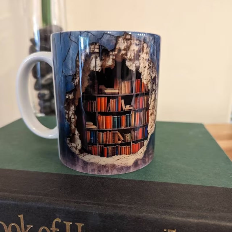 š¤£Last day! š„Special sale - 3D Bookshelf Mug - naotstore
