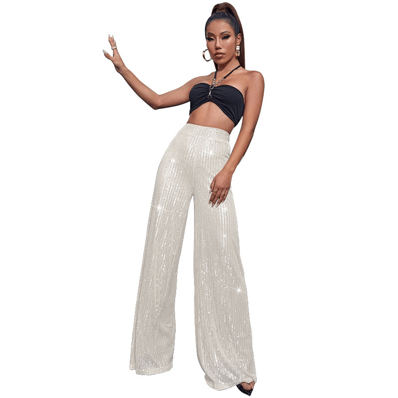 Naotstore - Sequin Stretch Pants