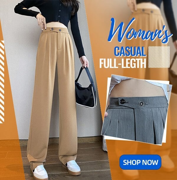 Naotstore - Women's casual full-length pants