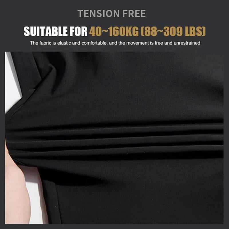 Naotstore - Stylish and Comfortable Plus Size Men's Ice Silk Stretch Shorts