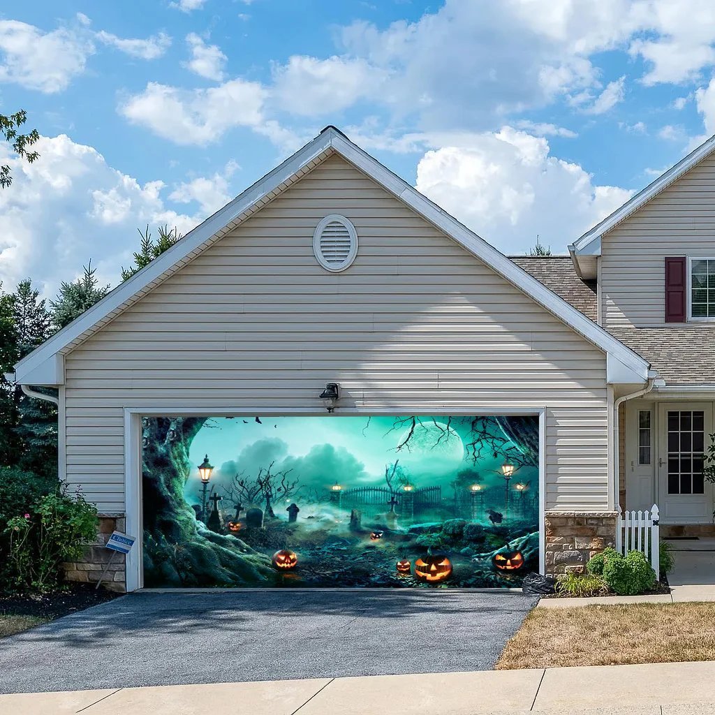 Naotstore - Halloween Garage Door Decoration