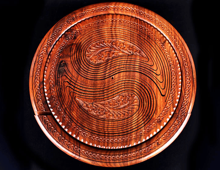 Naotstore - Handmade wood carving fruit plate