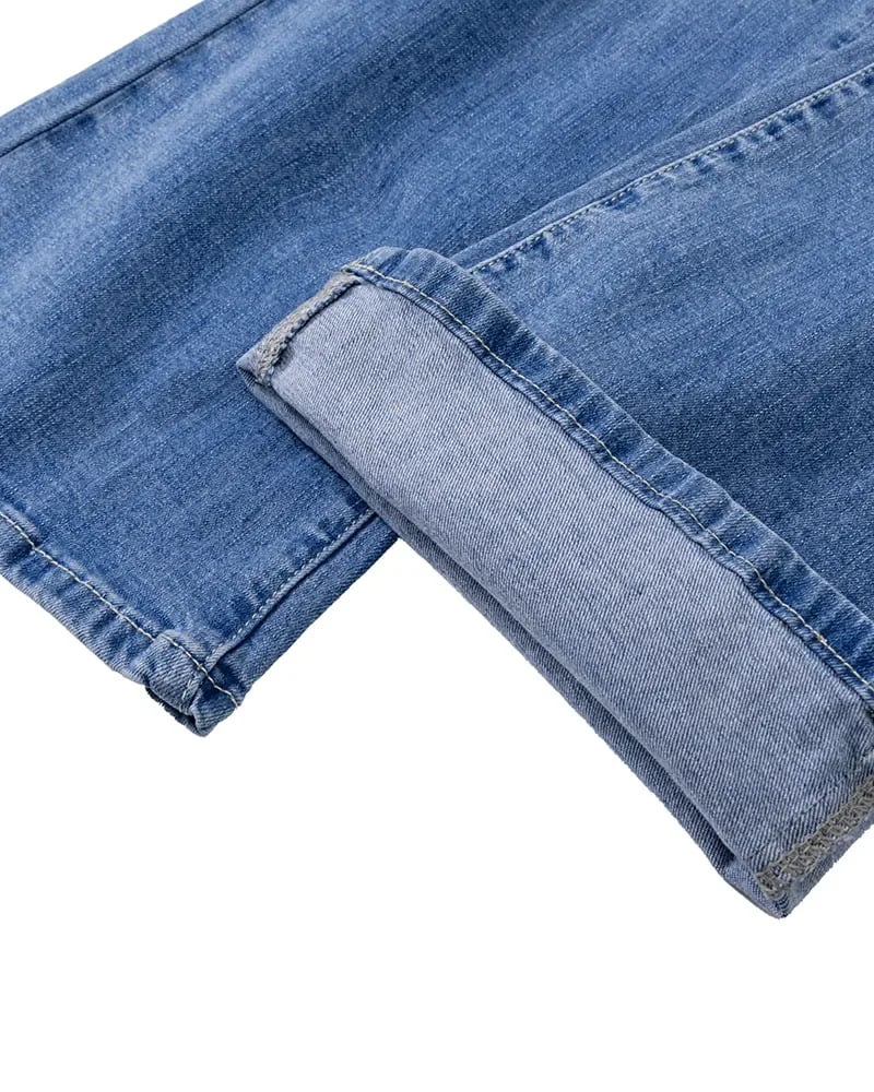 Naotstore - Button Fly Booty Shaping High Waist Flare Jeans