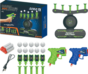 Electronic Foam Dart Blaster with Interactive Scoring Target