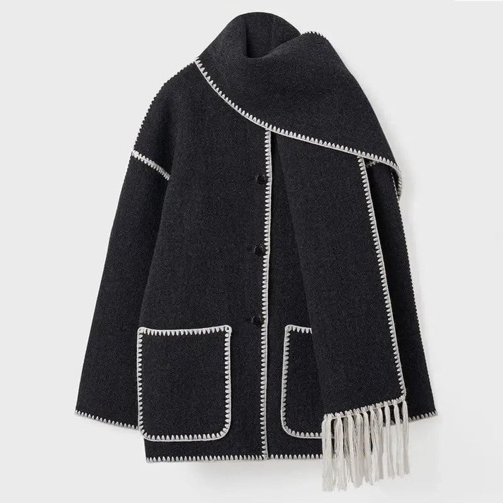 Naotstore - The Perfect Winter Ensemble: Coat And Scarf