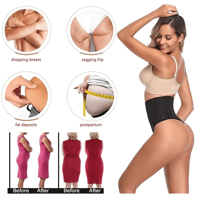 š„Buy 1 get 1 free - High Waist Tummy Control Thong - naotstore