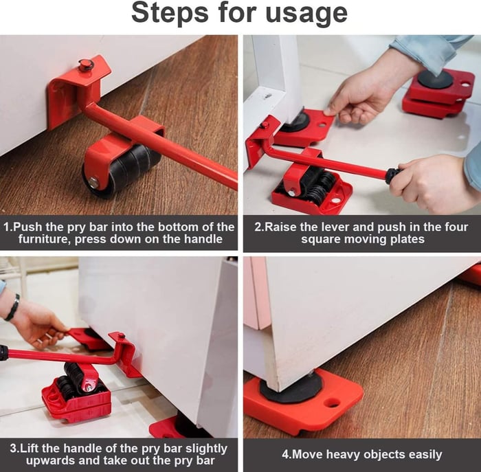 Naotstore - Heavy Furniture Roller Move Tool