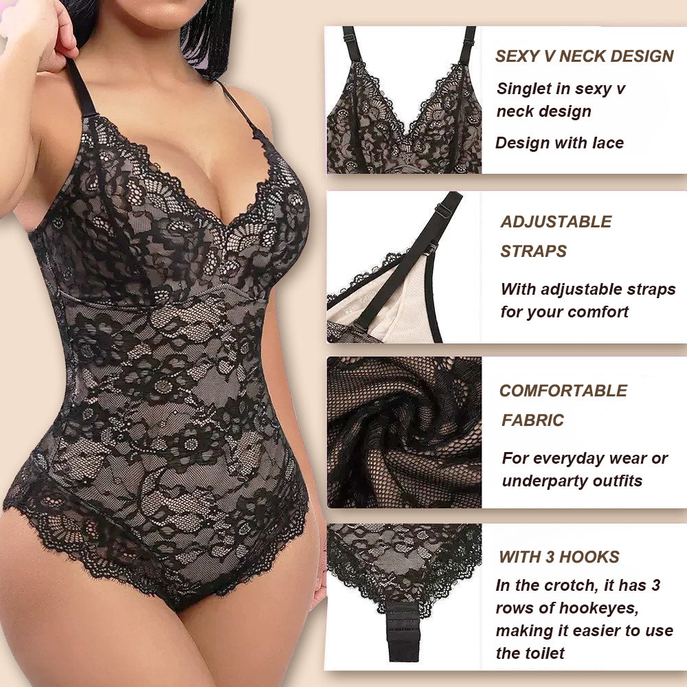 🎉🔥LAST DAY 51% OFF🔥Women's Sexy Lace Bodysuit