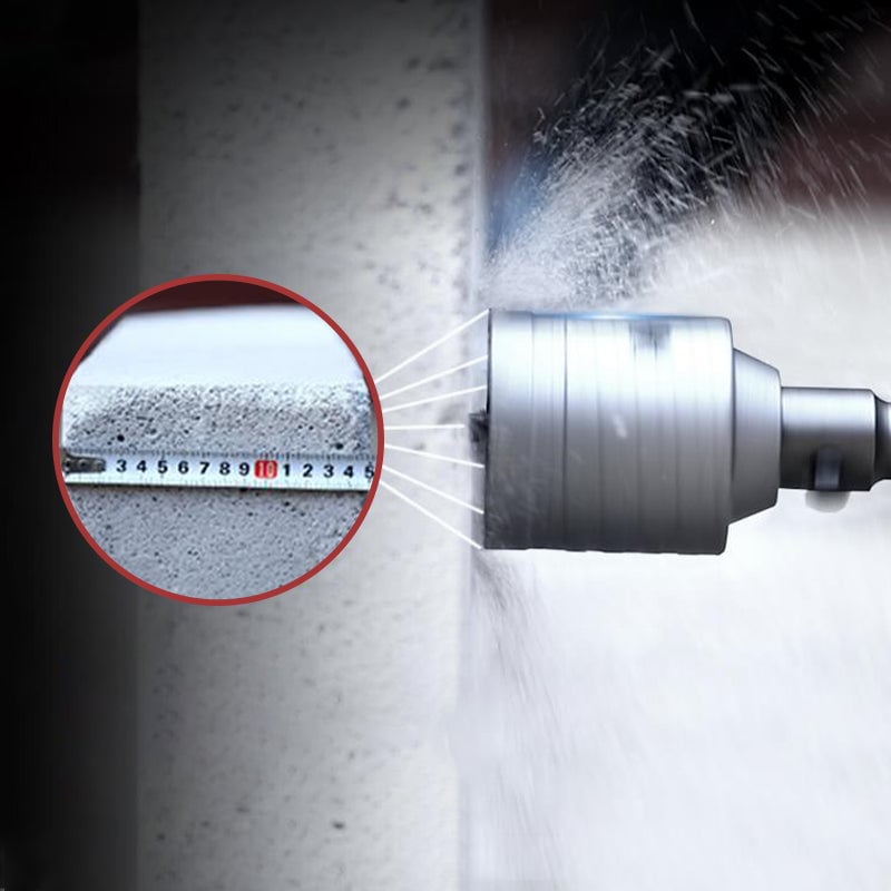 Naotstore - Impact Resistant Wall Puncher Electric Drill Accessories