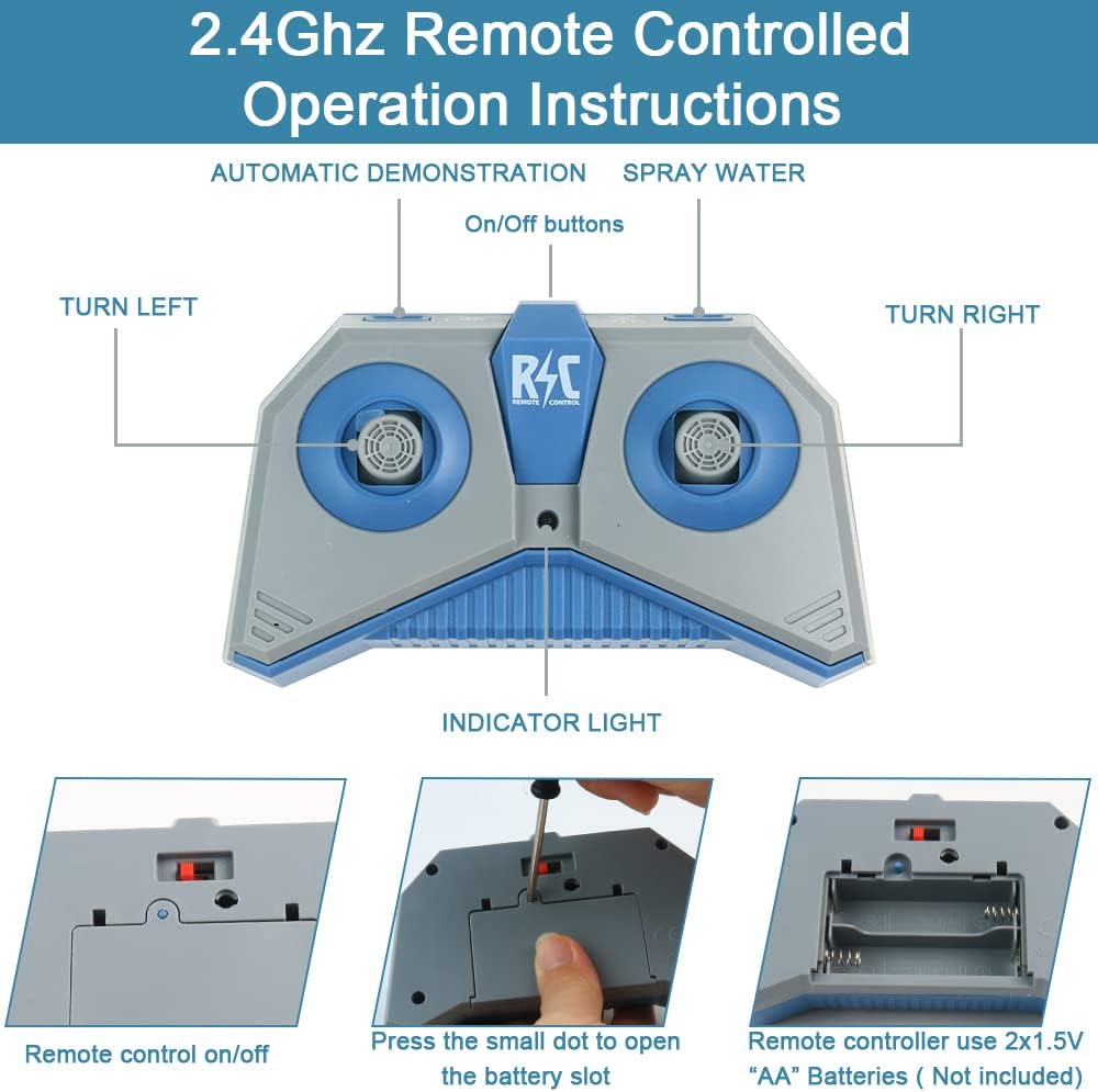 đHottest recommendations - Remote Control Shark Toy with Light &Spray - naotstore