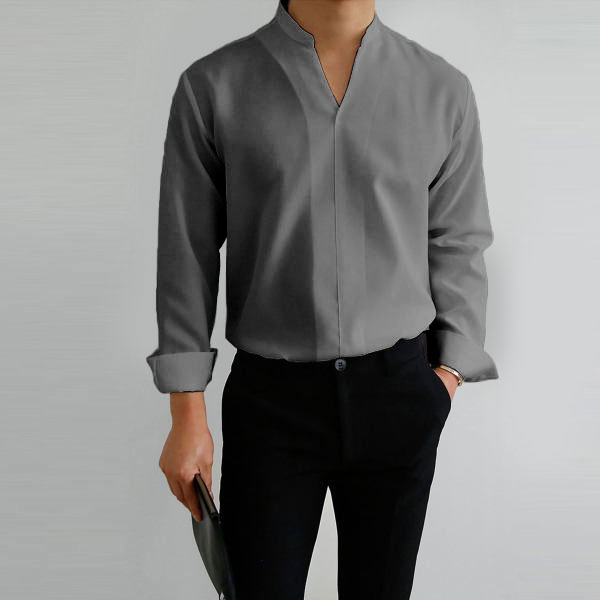 Naotstore - Gentlemans Simple Design Casual Shirt