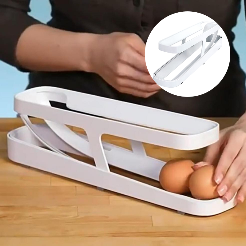 Naotstore - Automatic Scrolling Egg Rack Holder Storage Box