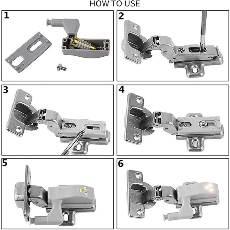 š„Last day! š„Special sale - Inner Hinge LED Sensor Light For Kitchen Bedroom - naotstore