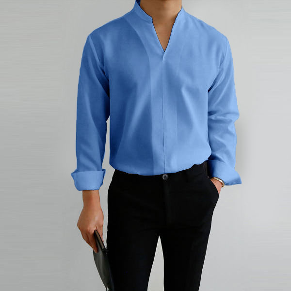 Naotstore - Gentlemans Simple Design Casual Shirt