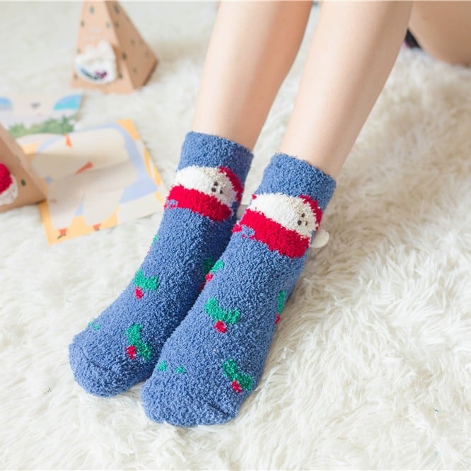 Naotstore - Cute Christmas Style Thickened Warm Socks