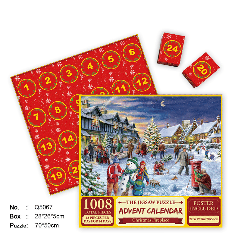 Naotstore - Christmas Advent Calendar Puzzle