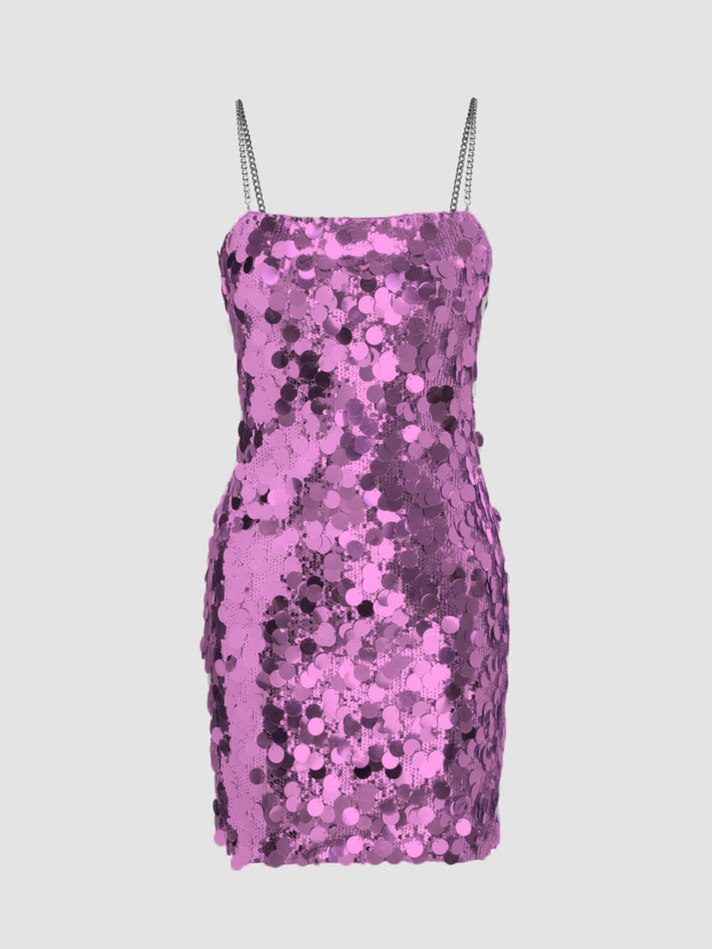 Naotstore - Chain Sequined Irregular Dress