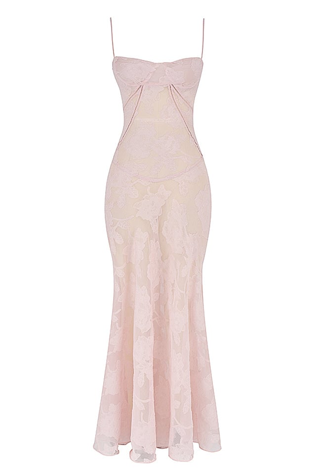 Naotstore - Fishbone halter dress crushed flower dress