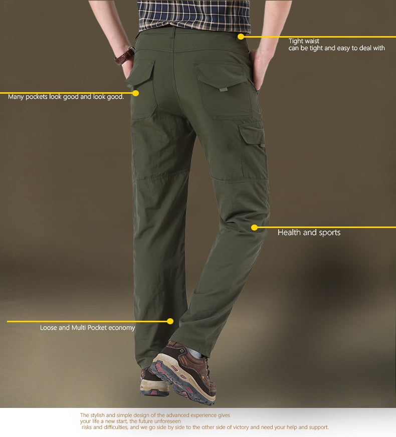 Naotstore - Multi-Pocket Outdoor Waterproof Pants