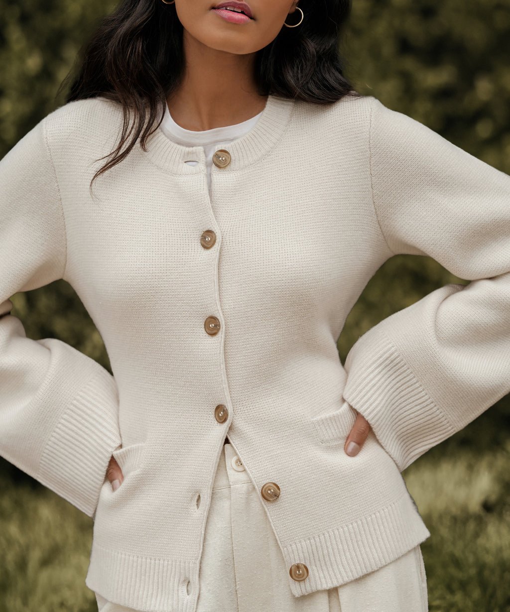 Naotstore - Ultra-Soft Button Cardigan