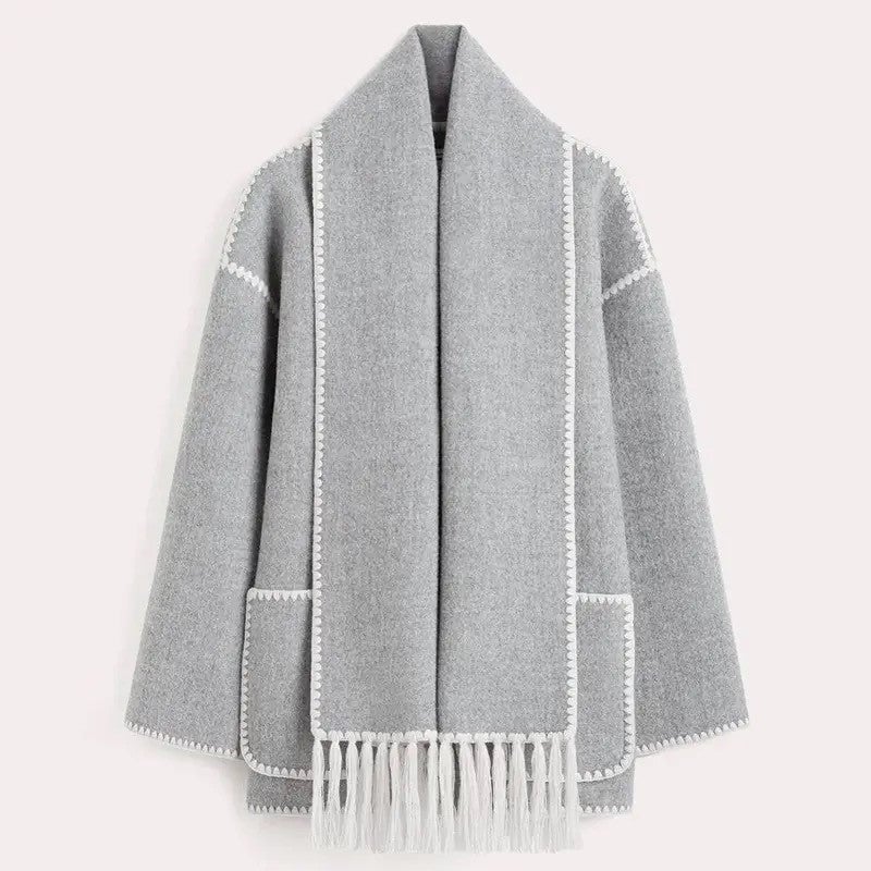 Naotstore - The Perfect Winter Ensemble: Coat And Scarf