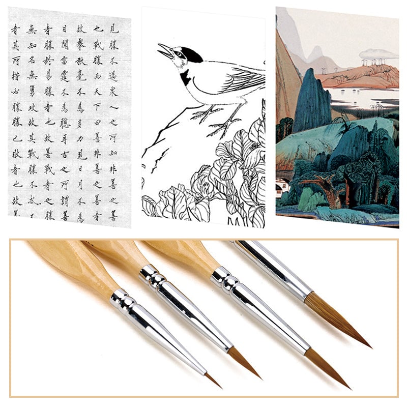 Naotstore - 11 Pcs Miniature Detail Paint Brush Set