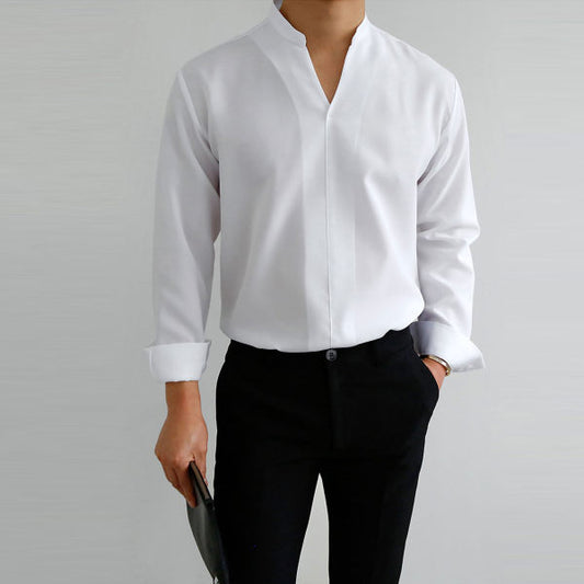 Naotstore - Gentlemans Simple Design Casual Shirt